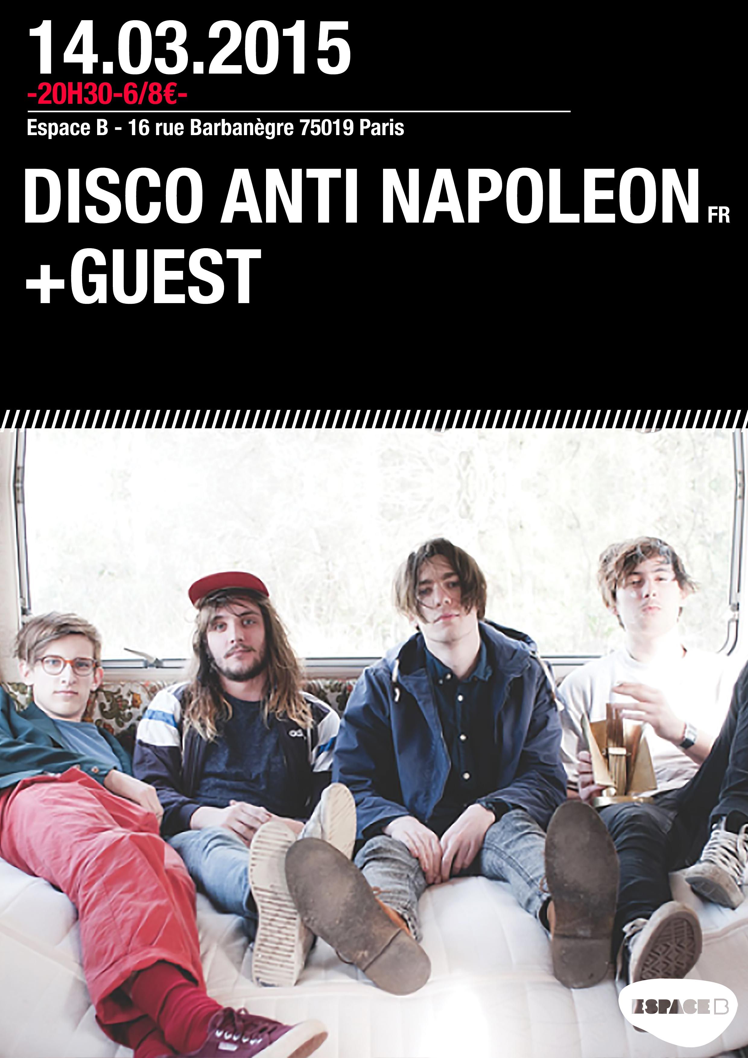 disco-anti-napoleon-bisous-de-saddam-espace-b-14-03-2015-paris